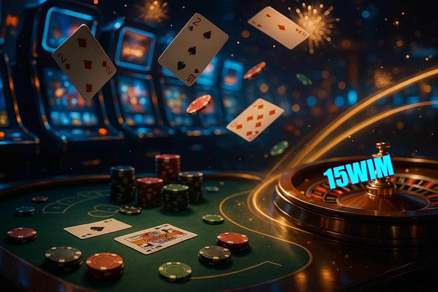 Jogos emocionantes no 15WIM